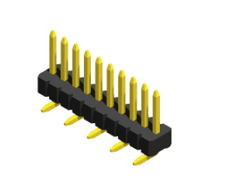  Pin Header 1.27mm  H=1.0，1.5，2.0；2.5mm  SMT Type 