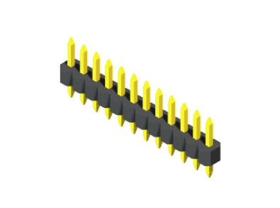 Pin Header 1mm 1Row  H=1.0mm   Straight Type 